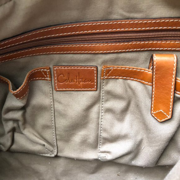 Cole Haan Women's Leather & Cowhide Hair Satchel . - Picture 15 of 15